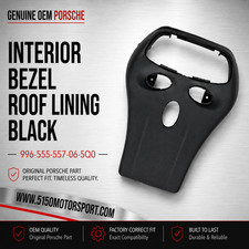 Porsche 911 996 Interior Bezel Roof Lining Black Genuine 99655555706 Porsche 911 996 Interior Bezel Roof Lining Black Genuine 99655555706