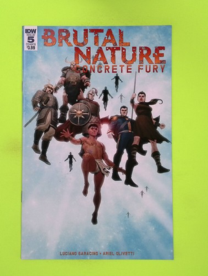 #ad Brutal Nature Concrete Fury #5sub 2017 IDW Publishing Variant 8.0 G73 267 $9.99