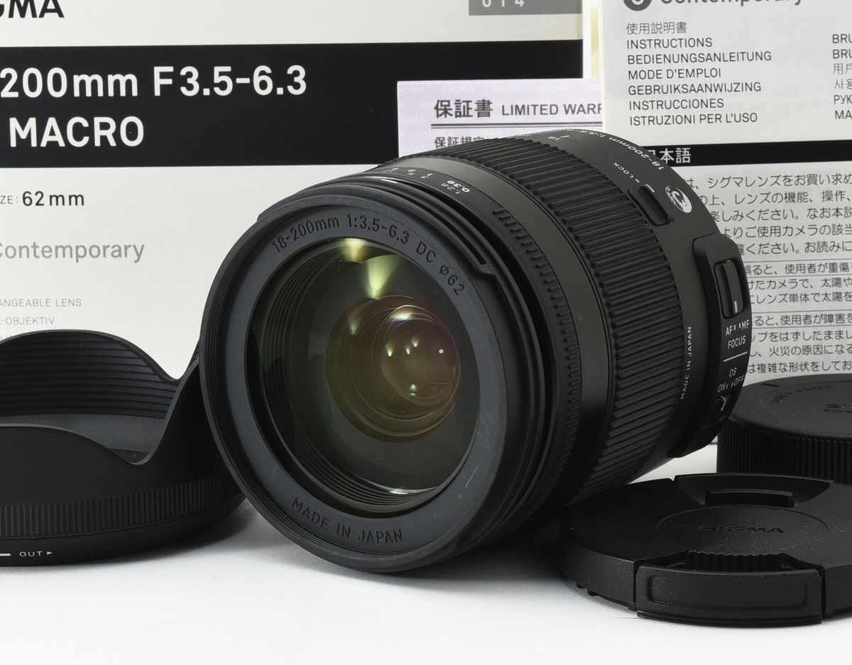 SIGMA Contemporary 18-200mm F/3.5-6.3 DC MACRO OS HSM Nikon [Near