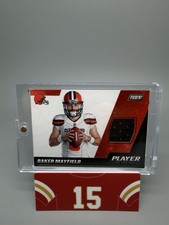 Baker Mayfield 2018 Panini Player Of The Day Rookie Patch Card #BM. rookie card picture