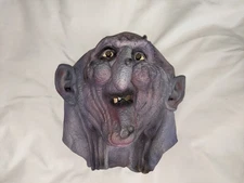 Vintage Mask The Paper Magic Group Monster Witch 1997 Gray Large Nose 13 Inches