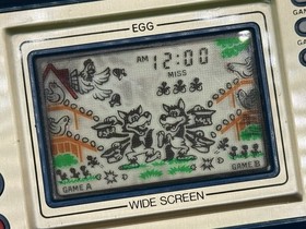 Nintendo Game & Watch Egg EG-26 Widescreen Japan 1981 Serial 07065023 NO RESERVE