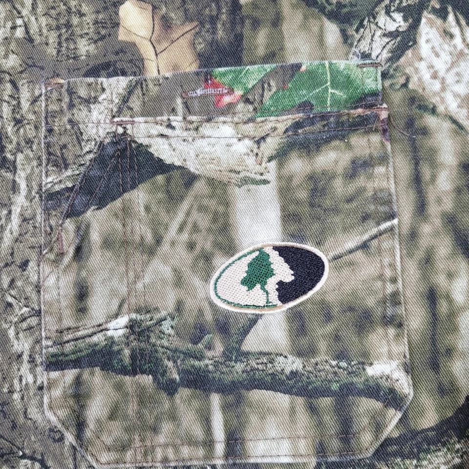 Camisa Mossy Oak Pursuits Para Hombres XL Camuflada Manga Larga Abotonada Caza Exterior Foto 3 de 4