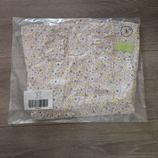 JANIE AND JACK Girls Ditsy Floral Ruffle Strap Dress Size 3 White