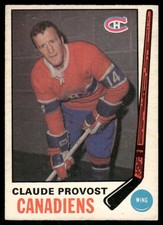 1969-70 O-Pee-Chee VTG OPC Set Break VG-EX Claude Provost Montreal Canadiens