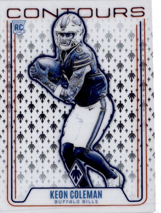 2024 Panini Phoenix #CON-KCN Keon Coleman Contours Lazer