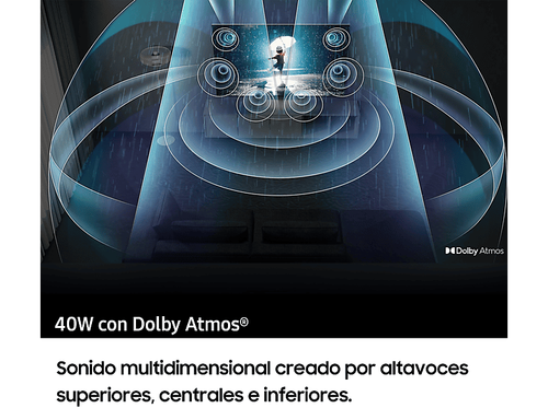 TV QLED 98" - Samsung TQ98Q80CATXXC, UHD 4K, Smart TV, I. Artificial + GARANTÍA - Imagen 11 de 12