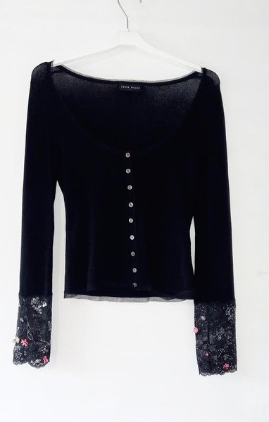 Women Karen Millen Sweater Black Viscose 34 #9RKJ