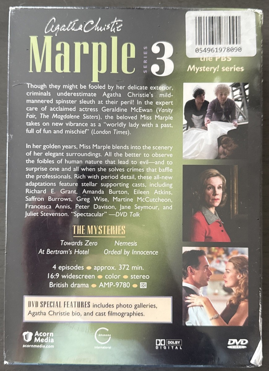 Agatha Christie's Marple: Series 3 Dvd (DVD) for sale online | eBay
