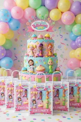 Party Geschenktüten Butterbohnen Cafe - Geburtstag Party Gastgeschenke 