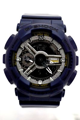 CASIO Midsize G-SHOCK GMAS110MC-2A Analog Digital Blue Resin
