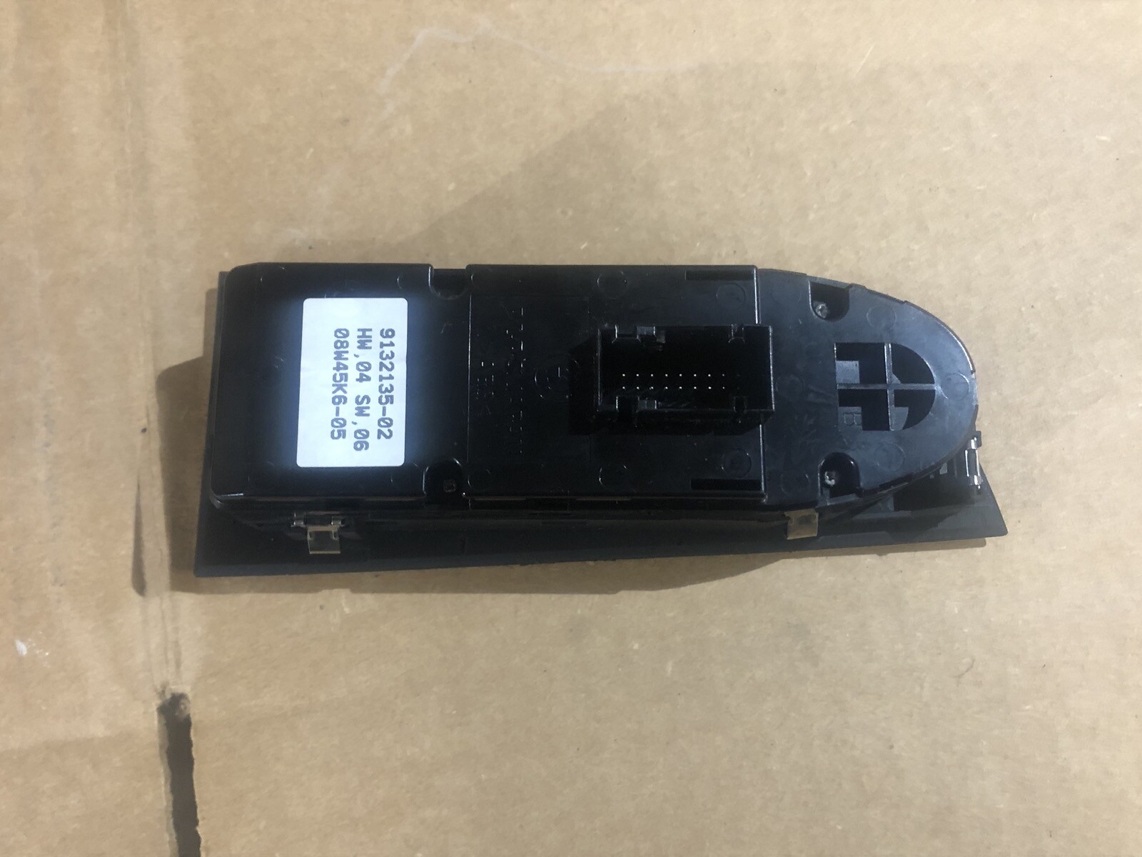 07-12 BMW 3-series E90 Front Left Driver Window Switch Black OEM  