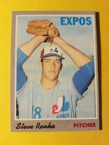 VINTAGE STEVE RENKO 87 MONTREAL EXPOS 1970 TOPPS MLB BASEBALL EBay