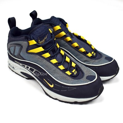 DS 1999 Nike Air Famished Mid Denim Dijon Sneakers Men's 8.5