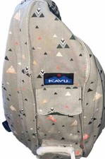Kavu Original Rope Bag Sling Pack With Adjustable Rope Shoulder Strap