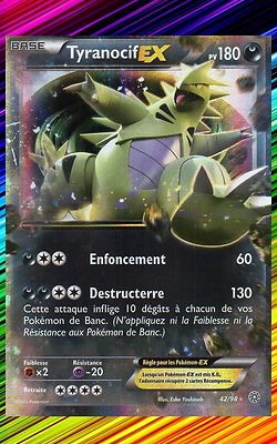 Tyranocif Ex - XY7:Antiker Ursprung - 42/98 - Französische Pokemon Karte