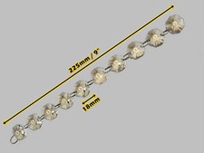 Choice of Droplets Cut Glass Drops Beads Vintage Wedding Chandelier Prisms Retro