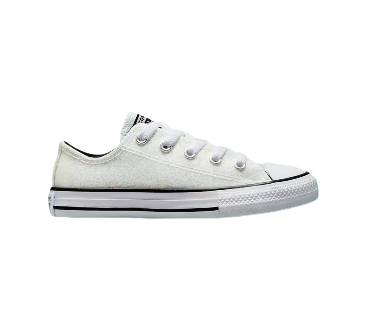 Klassificer Spiritus Ansøgning Converse Winter Glitter Chuck Taylor All Star Shoes Silver/White UK 10-5.5  | eBay