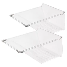 2 x Crisper Drawer Compatible with Frigidaire Refrigerator #240337105, PS429854