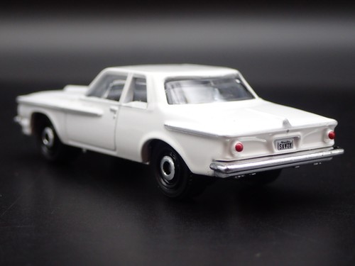 1962 62 PLYMOUTH Savoy Blanco 1/64 Escala Coleccionable Maqueta Coche Modelo - Imagen 5 de 7