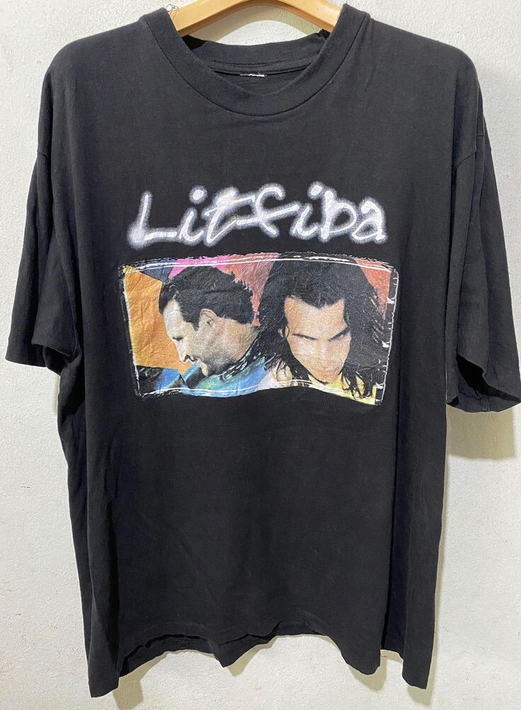 Vintage 90s Litfiba Shirt Tour Concert Adult Gift Fan S- 5XL I0409