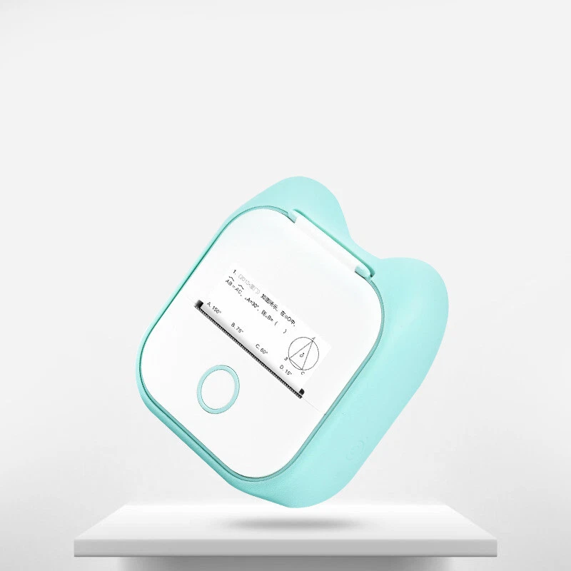 Portable Mini Thermal Label Printer for Home Photos and Student Study Notes  