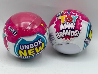 Zuru Toy Mini Brands Series Mystery Ball Includes Surprises (2-Balls)  193052033116|