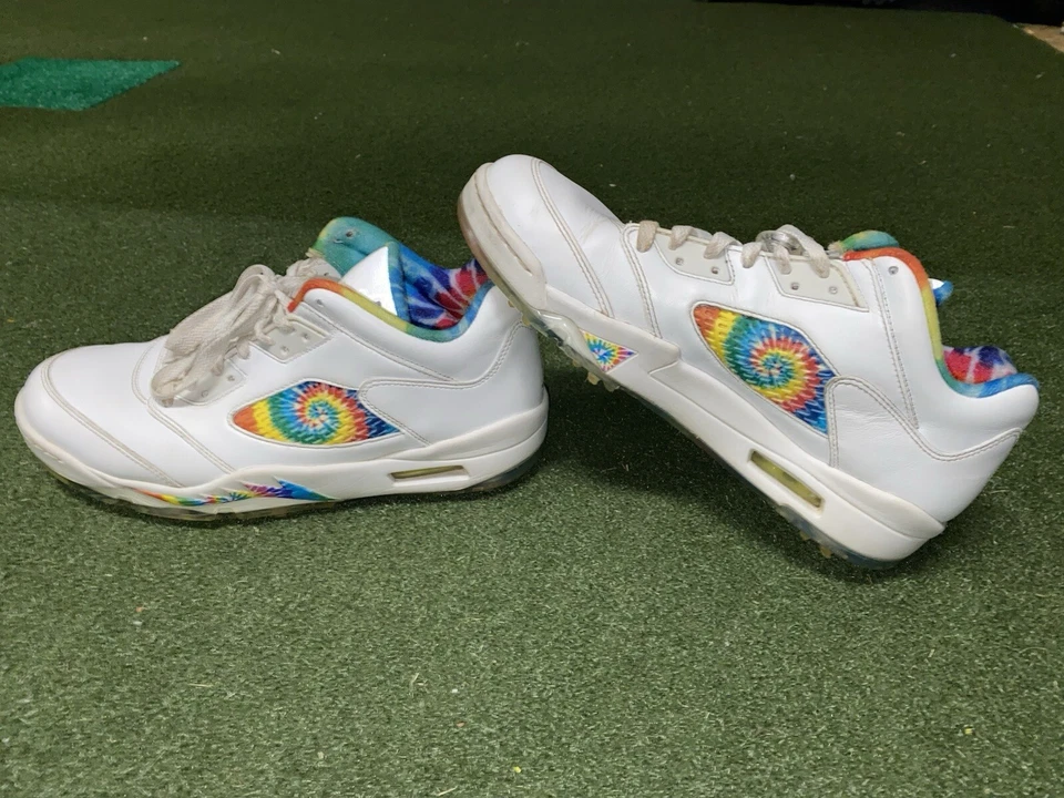Talla 11.5 - Air Jordan 5 Golf Low Peace, Love y Golf Foto 3 de 4