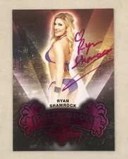 Bench Warmer Hollywood Edition Ryan Shamrock Pink Autograph Card Benchwarmer