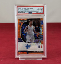 2020 Panini Prizm DP Theo Maledon Pros Auto Orange Pulsar 21/49 PSA 10