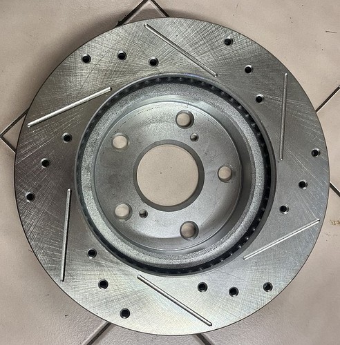PowerStop Front Rotors JBR1303X W/Z23 Sport Pads For 10-12 HS250H 12-17 Prius V - Picture 3 of 6
