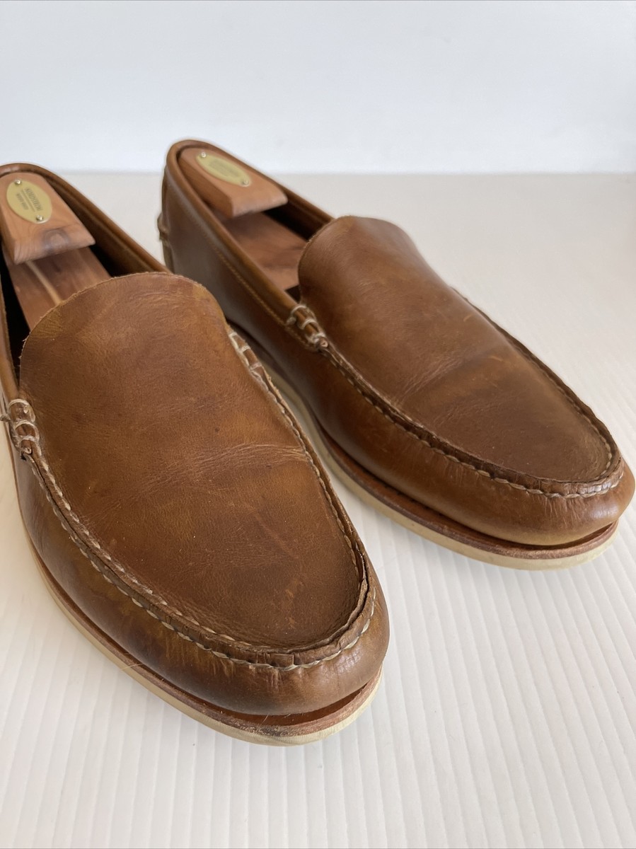 Allen Edmonds Grand Canal Leather Slip On Venetian Loafers  display picture 2