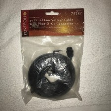 Portfolio 50 Ft. of Low Voltage Cable with Plug - N - Go Connector *NEW in Pckg*