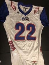 Vintage Wilson Team USA Olympics Jersey Womens Medium White