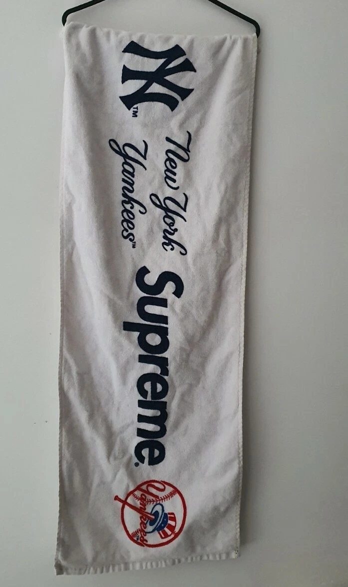 SS15 Supreme X Ny New York Yankees Hand Handtuch Weiß Zubehör