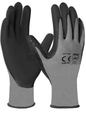 Par de Guantes de trabajo Poliester  Poliuretano reutilizables TALLA 9 (L) -3151