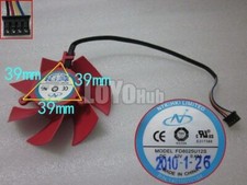 Nuovo per XFX HD 5850 5870 ventola scheda grafica NTK FD8025U12S DC12V 0,48A 4 pin #A6-