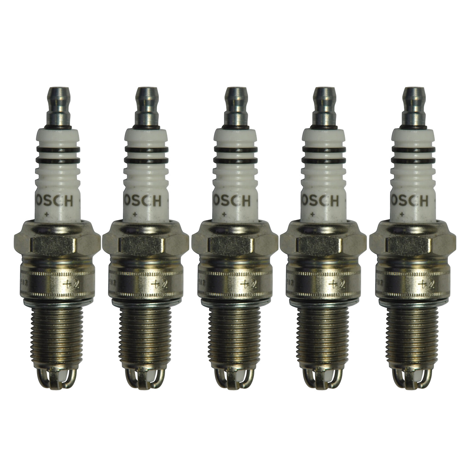 Bosch Nickel Spark Plug Set 5 Pieces For Audi 4000 5000 VW Quantum 2.2 L5