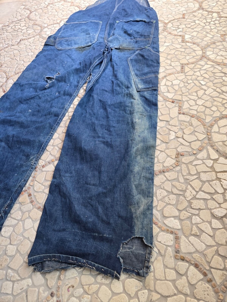 vintage 40's 50's Wards Pioneer sanforized denim overall