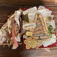 Christmas Junk Journal Chunky Big Festive Faith Vintage 4 Signatures