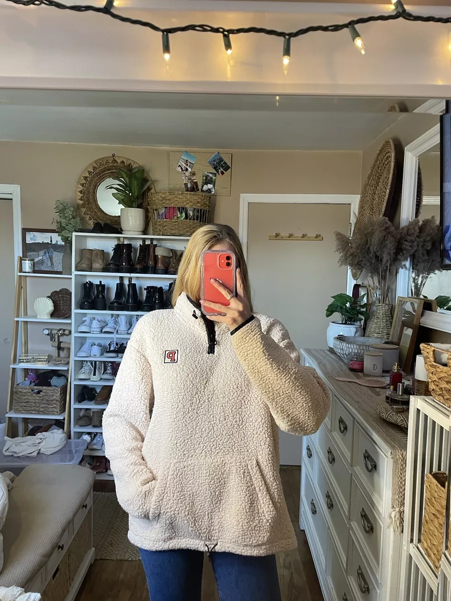 Sherpa quarter zip pullover victoria secret sale