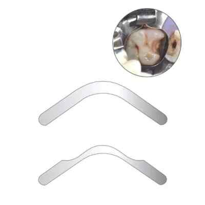 20 Pcs Dental Stainless Steel Matrix Bands Increased Curvature/Margin Elevation