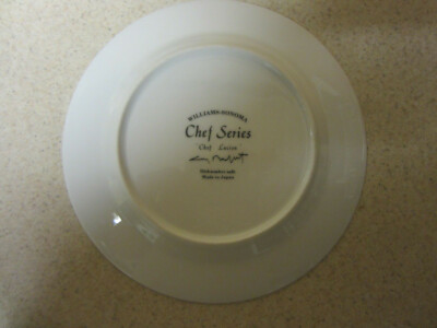 SET 6 DIFFERENT Williams Sonoma Chef Series Salad Plate Guy Buffet