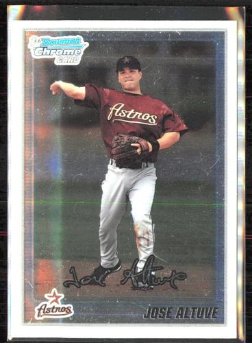 JOSE ALTUVE BCP137 2010 Bowman Chrome 1st BOWMAN RC ASTROS!