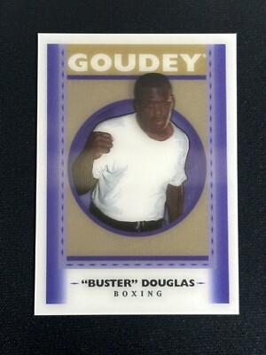 2019 Upper Deck Goodwin Champions James  Buster  Douglas GL10 Boxing 3D Card WBA