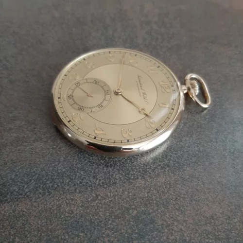 IWC  SCHAFFHAUSEN  Taschenuhr  C 97 , 14K Gold  ca.1930, gute Funktion, Luxusuhr