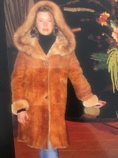 Exclusive Adorable One Of The Kind Red Kid Real Lumbskin Coat Sale $3600