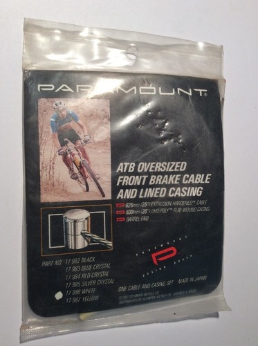 Cable de freno delantero de gran tamaño Paramount ATB y carcasa forrada 17 986 blanco Schwinn - Imagen 1 de 7