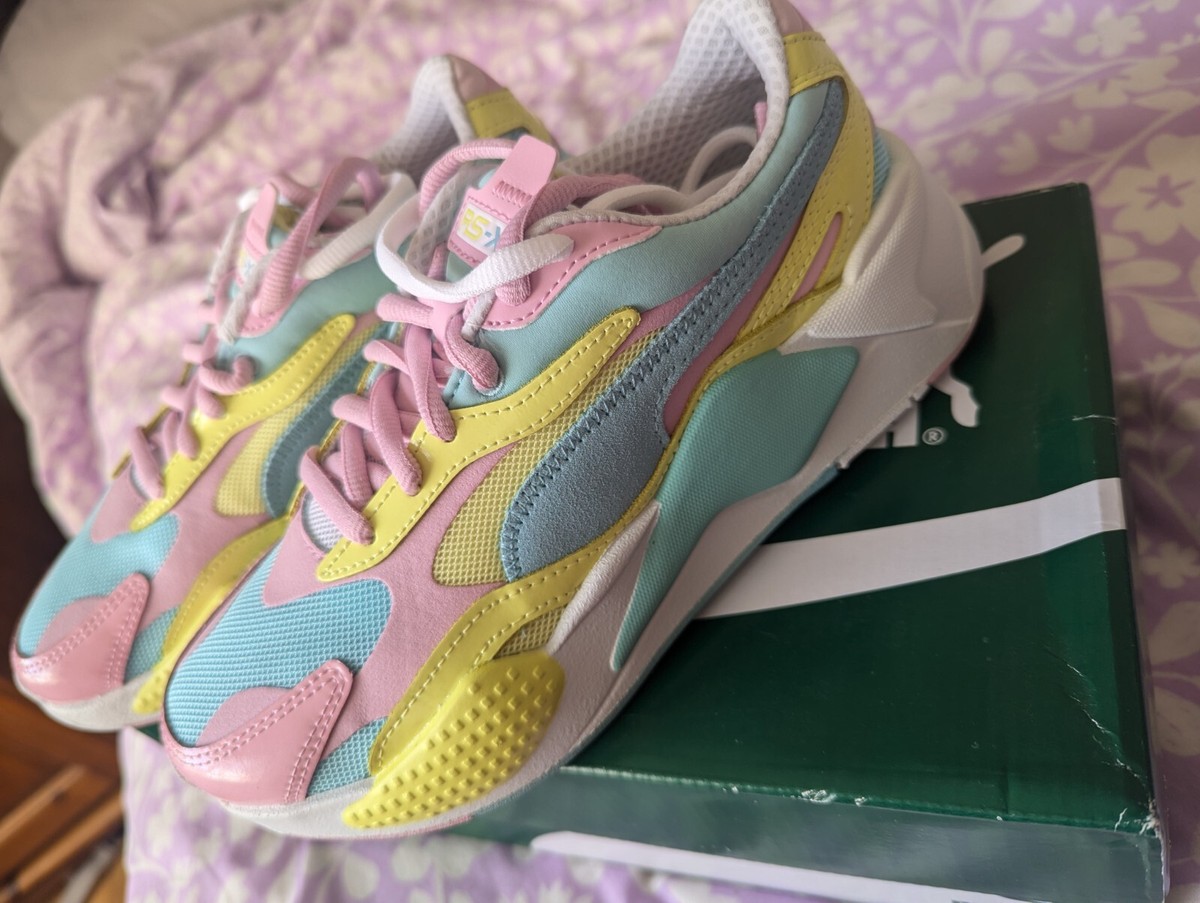 PUMA RS-X3 'Plastic Pack - Gulf Stream Sunny Lime' 371569-05 Trainers, Size  5 | eBay UK