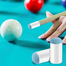 10pcs Pool Stick Cue Tips Slip-On Cue Tip Billiard Stick Tip Regular 12mm 13mm